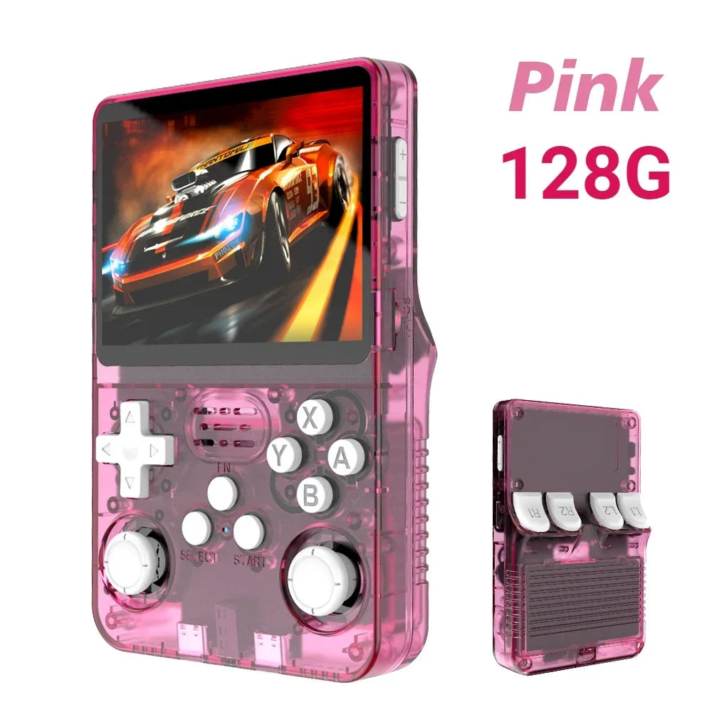 Retro Handheld Game Console 3.5-Inch (89 mm) IPS Screen Linux Pocket Player 64GB/128GB/256GB Expandable to 1TB