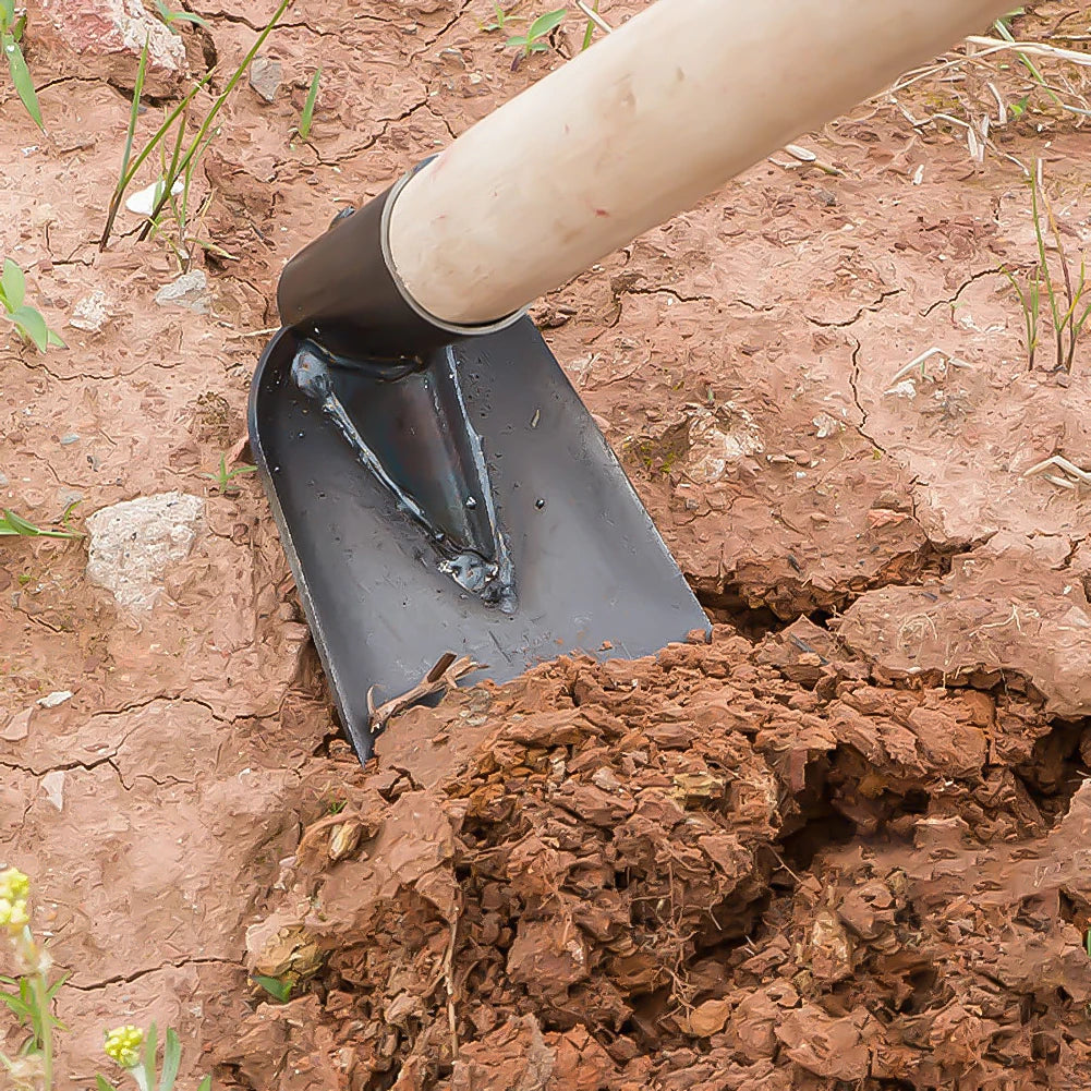 Mini Garden Hoe – Forged Manganese Steel Hand Hoe for Weeding, Soil Digging & Planting Vegetables and Flowers