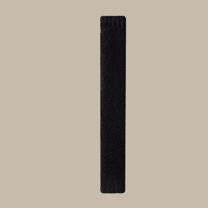 Women's Knee-High Polyester Leg Warmers - Soft Long Solid Color Boot Socks