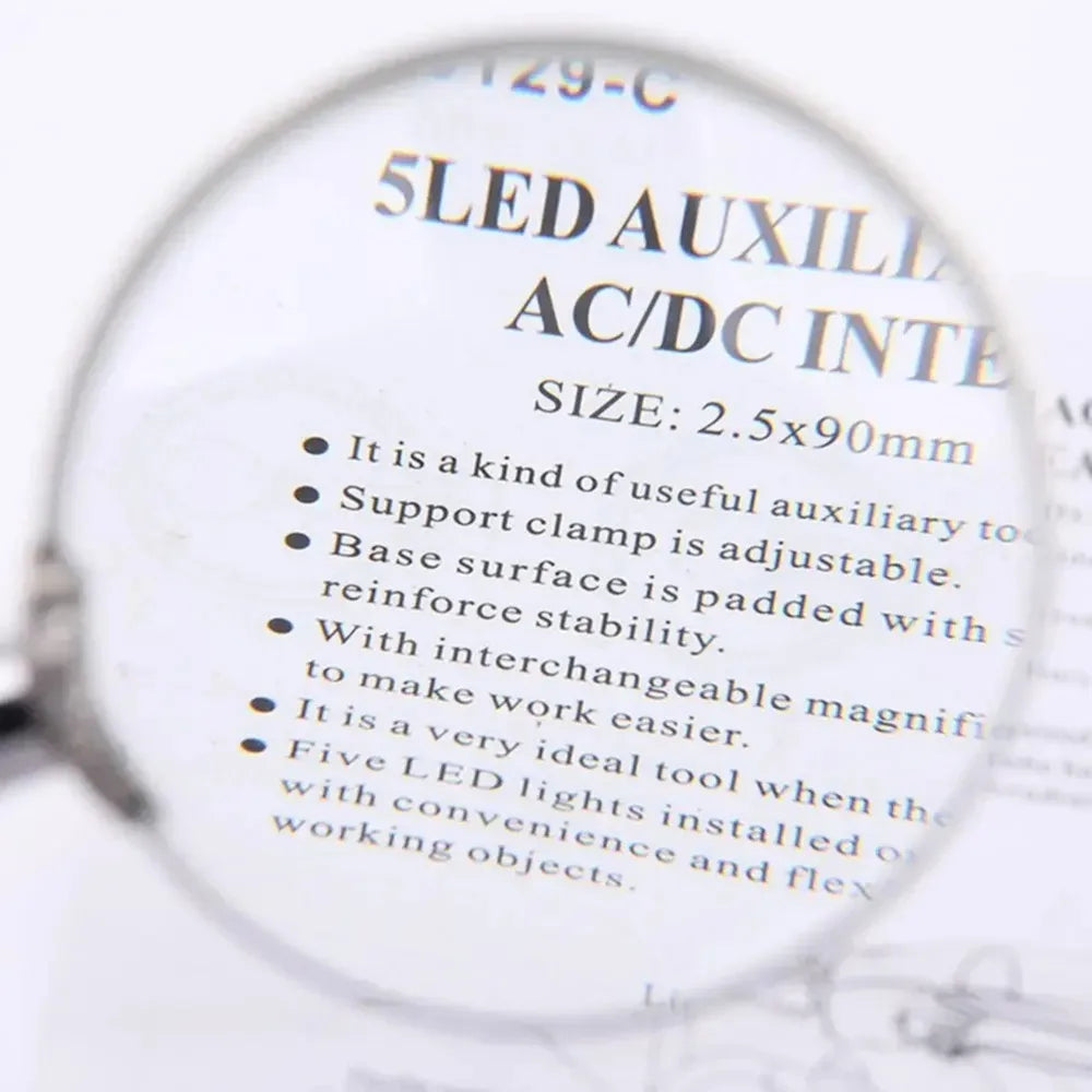 10X Handheld Magnifying Glass 50mm (2.0") Jewelry Loupe Reading Magnifier for Seniors & Hobbyists
