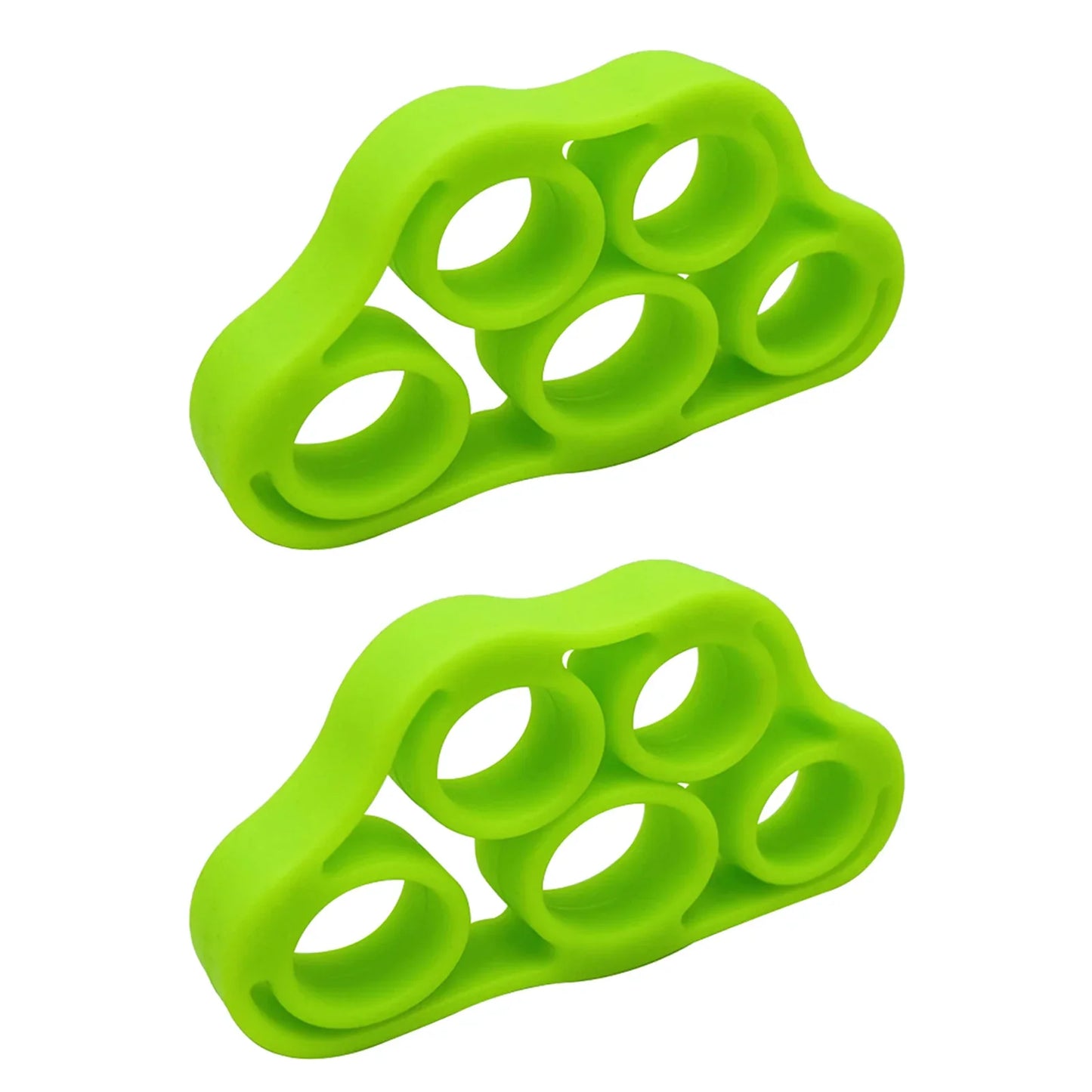 5-Finger Silicone Finger Strengthener Ring – Hand Grip & Finger Exerciser for Rehab, Guitar Practice, Stress Relief