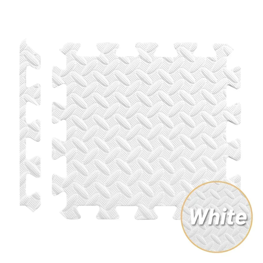 EVA Foam Interlocking Puzzle Exercise Mat Non-Slip Acupressure Massage Floor Tiles for Home Gym Playroom Garage