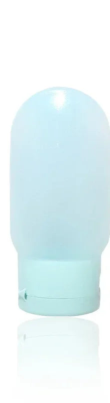 Refillable Silicone Travel Bottle Set - 30ml (1oz) & 60ml (2oz) Soft Squeeze Shampoo Lotion Containers Portable Travel Kit