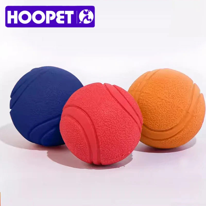 Bite-Resistant Rubber Dog Ball Toy – Chew-Proof Fetch Toy for Dogs & Puppies, Sizes S–XL (5–9 cm | 2–3.5 in) – Red
