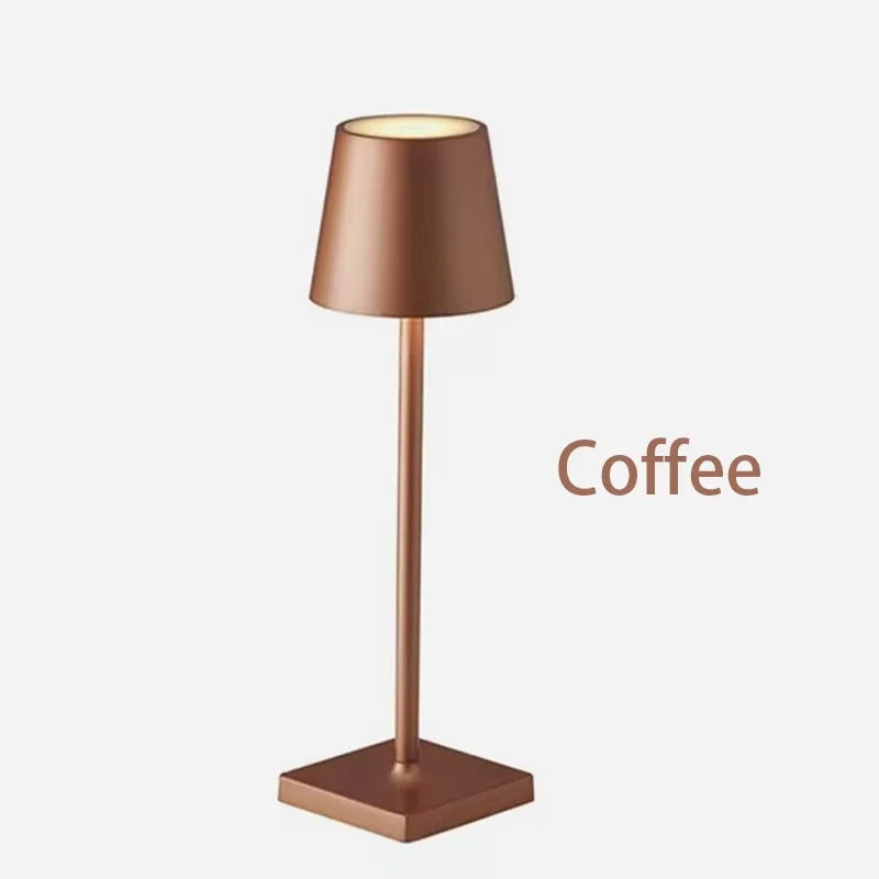 Wireless Wine Bottle LED Table Lamp – USB Rechargeable Touch Dimming Mood Light for Bar, Cafe & Home