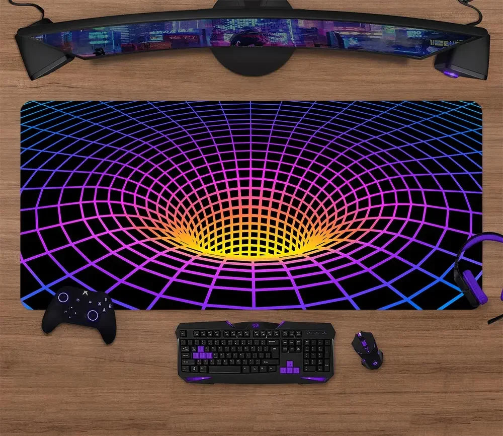 Large Gaming Mouse Pad Desk Mat XL Extended Keyboard & Mouse Pad — 30x80 / 40x90 / 50x100 cm (11.8x31.5, 15.7x35.4, 19.7x39.4 in)