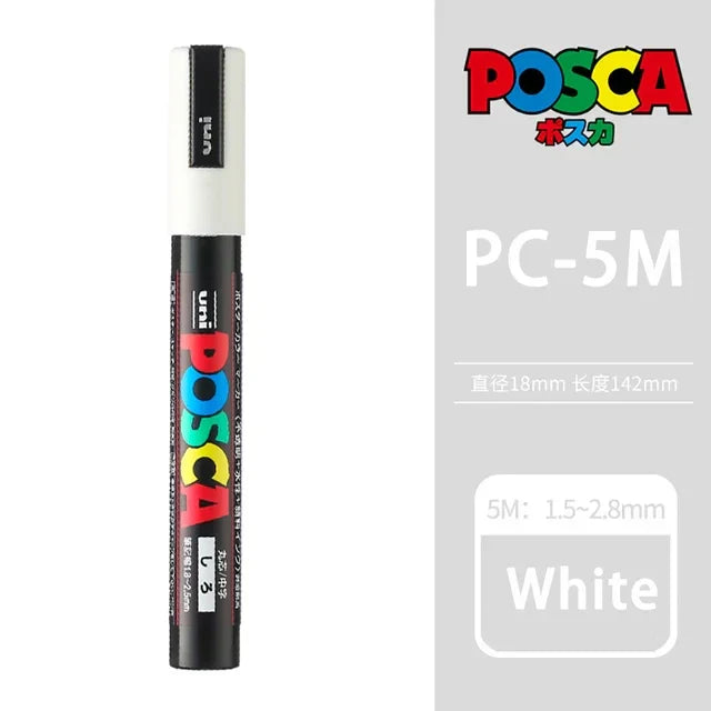 Permanent Acrylic Paint Marker Set – Quick-Dry Opaque Paint Pens for Graffiti, Crafts & Illustration