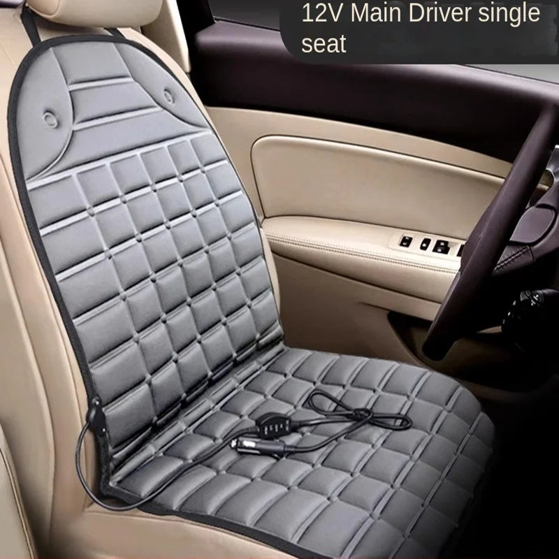 12V Car Heated Seat Cushion - Quick-Heating Electric Winter Seat Cover (94 x 46.5 cm / 37 x 18.3 in)