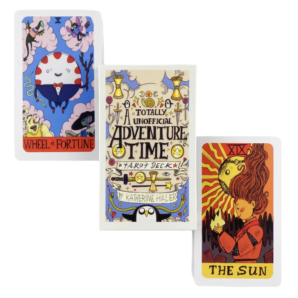 78-Card Illustrated Tarot & Oracle Deck — 10.5 x 6.2 cm (4.13 x 2.44 in) Divination & Playing Cards