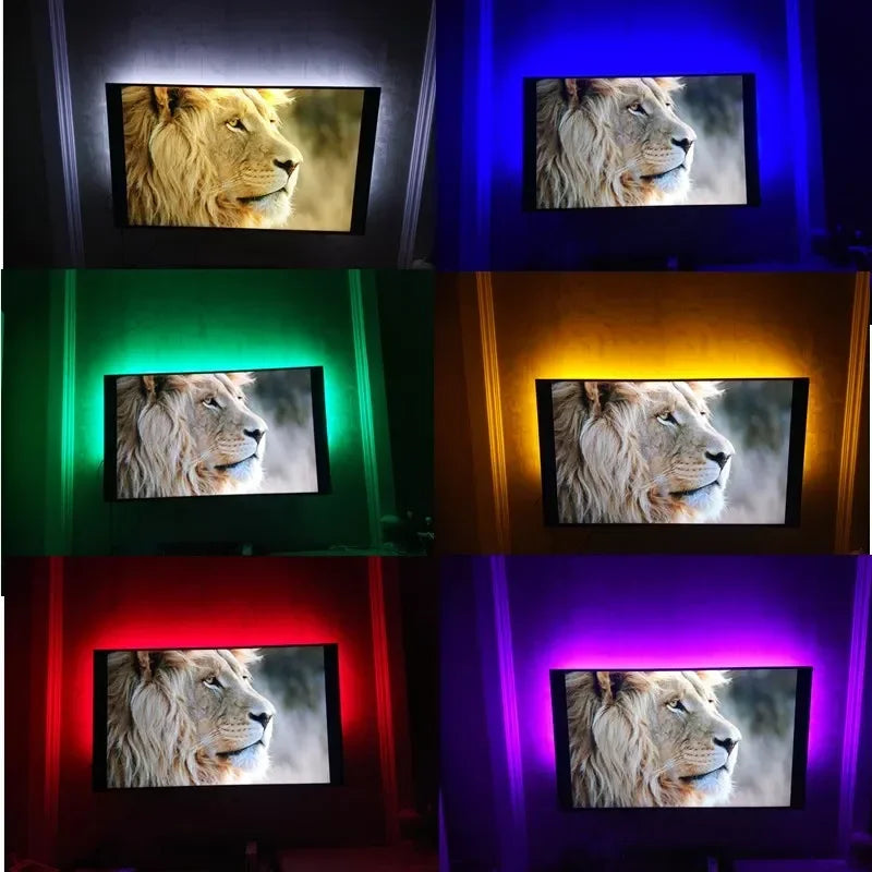 5V USB LED Strip Light Warm & Cool White 1m–5m (3.3–16.4 ft) Waterproof TV Backlight Flexible LED Tape