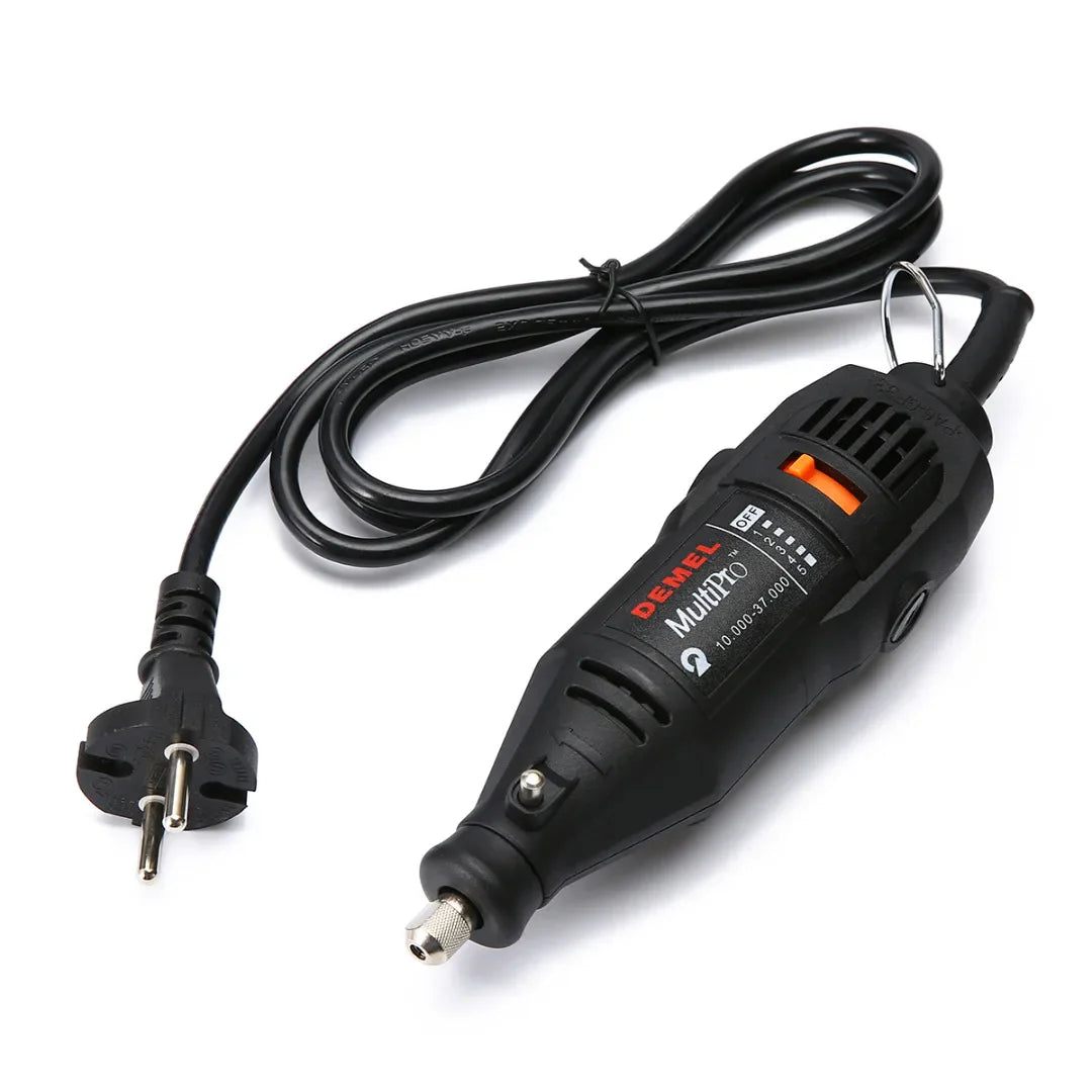 110/220V Electric Engraving Rotary Mini Drill Kit – 130W Variable Speed 5-Setting Grinder