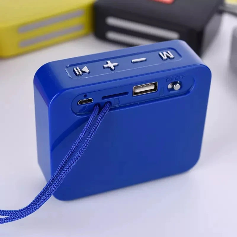 Mini Portable Bluetooth 5.0 Speaker 5W Waterproof Wireless Boombox with AUX & USB for Outdoor Hiking