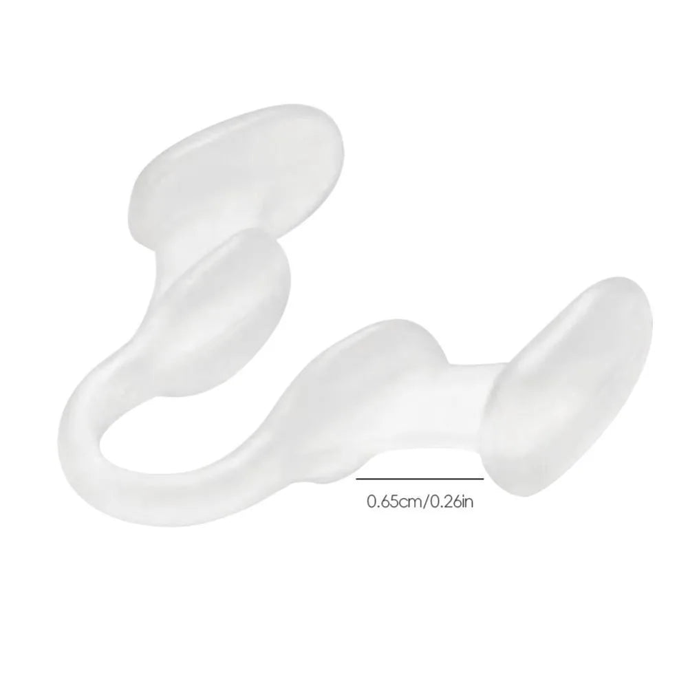Silicone Nasal Dilator Nose Clip Anti-Snoring Breathing Aid for Sleep & Rhinitis - 1pc