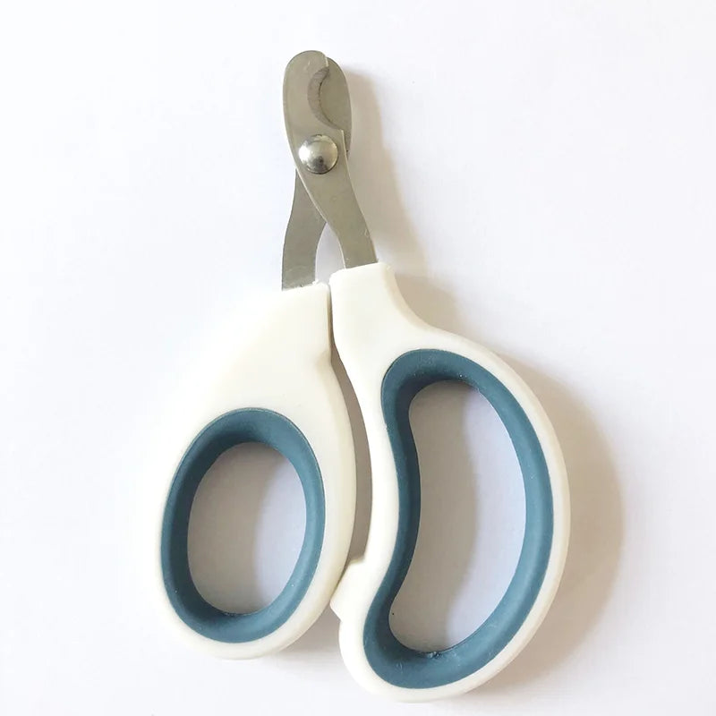 Half-Moon Pet Nail Scissors for Cats & Small Dogs – Stainless Steel Grooming Scissors (10 x 6.5 cm / 3.9 x 2.6 in)