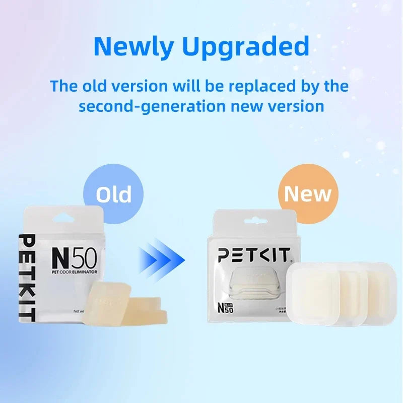 Odor Eliminator Cartridge for Self-Cleaning Cat Litter Box - 3-Pack (5 x 5 x 1 cm / 2.0 x 2.0 x 0.4 in)