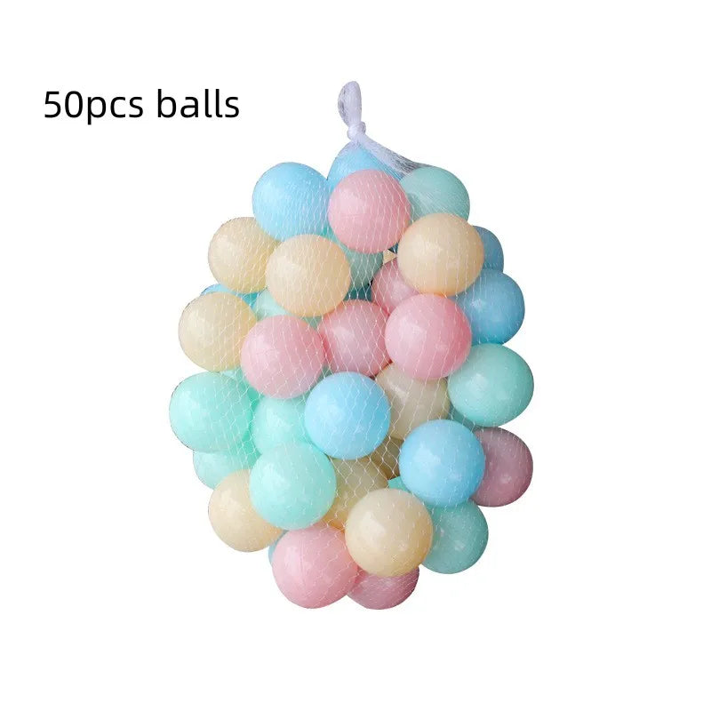 120 cm (47 in) Kids Playpen Ball Pit Tent with Basketball Hoop – Portable Indoor/Outdoor Children's Playhouse