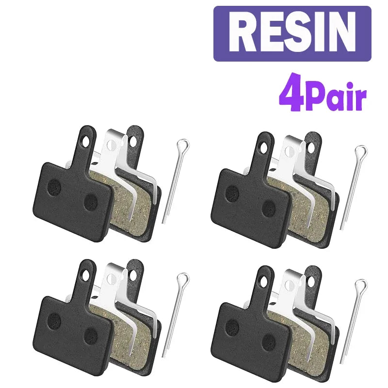 Resin Hydraulic Disc Brake Pads – Wear-Resistant MTB Brake Pads, Universal Fit for Hydraulic Disc Calipers