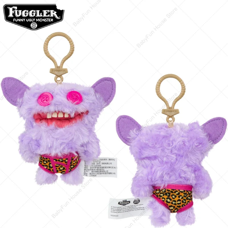 Funny Ugly Teeth Monster Plush Toy, Kawaii Wide-Eyed Rabbit Stuffed Doll Gift for Kids & Collectors