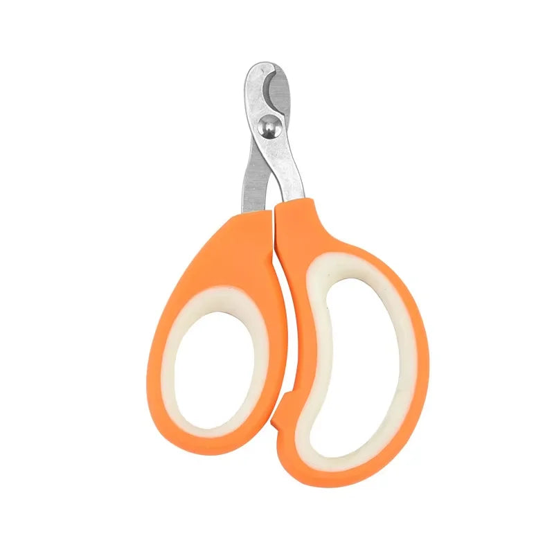 Half-Moon Pet Nail Scissors for Cats & Small Dogs – Stainless Steel Grooming Scissors (10 x 6.5 cm / 3.9 x 2.6 in)