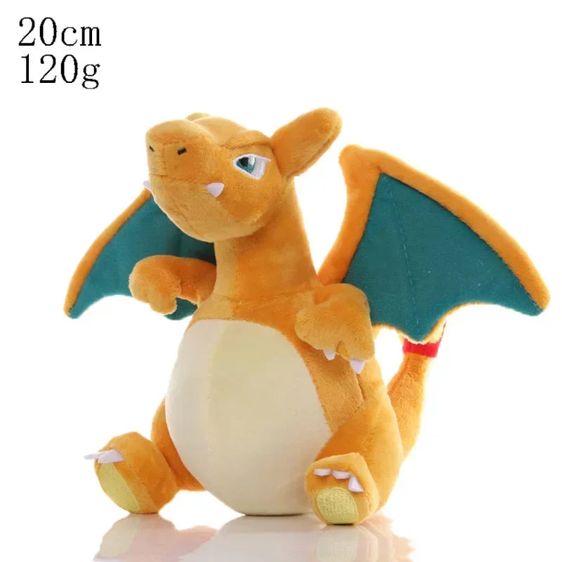 Cute Pikachu Pichu Charmander Bulbasaur Squirtle Psyduck Eevee Plush Soft Stuffed Doll 6-12 in (15-30 cm)