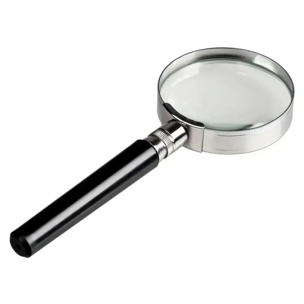 10X Handheld Magnifying Glass 50mm (2.0") Jewelry Loupe Reading Magnifier for Seniors & Hobbyists