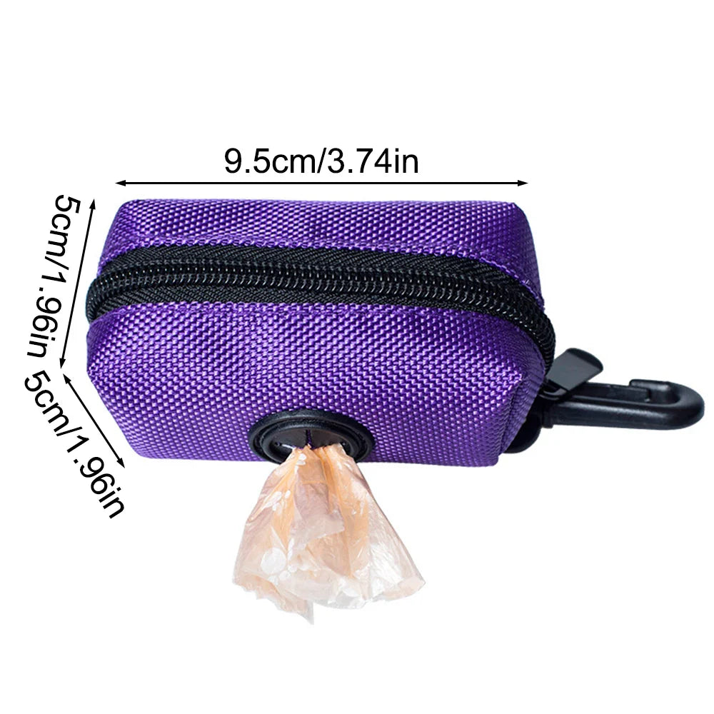 Portable Pet Waste Bag Dispenser — 1-Pack Dog Poop Bag Holder for Walks & Travel