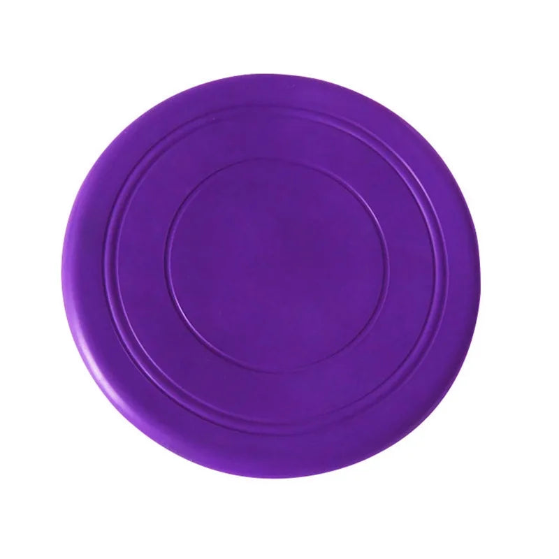 7-Color Silicone Flying Disc Dog & Cat Toy – 7" (17.8 cm) Chew-Resistant Interactive Toy for Puppy Training & Fetch