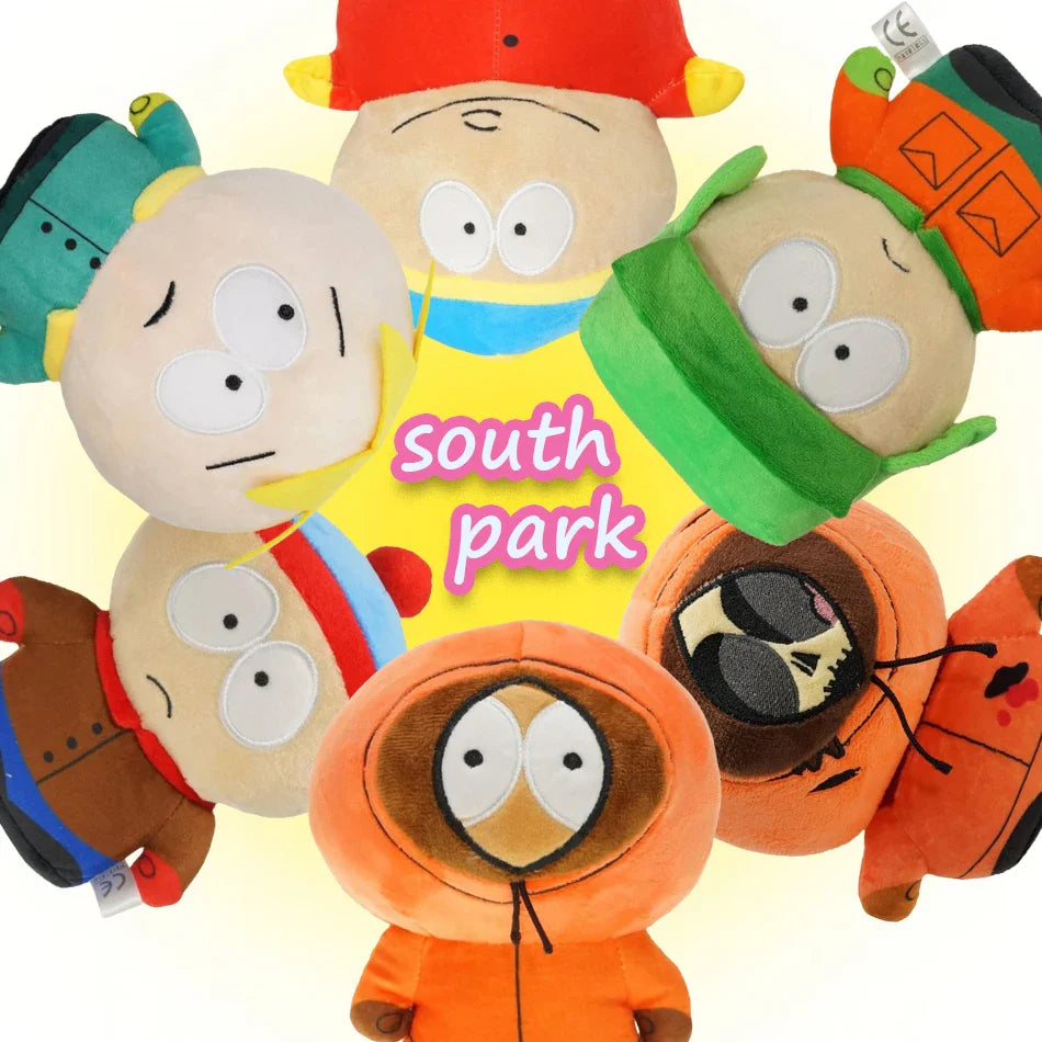 South Park Plush Pillow - Cartman, Stan & Butters Stuffed Doll, 7 in (17–19 cm) Gift for Kids & Collectors