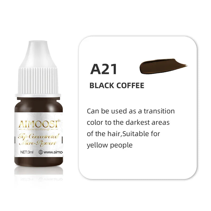 Microblading & Nano Brows Pigment – REACH Certified Permanent Makeup (PMU) Tattoo Ink, 3ml