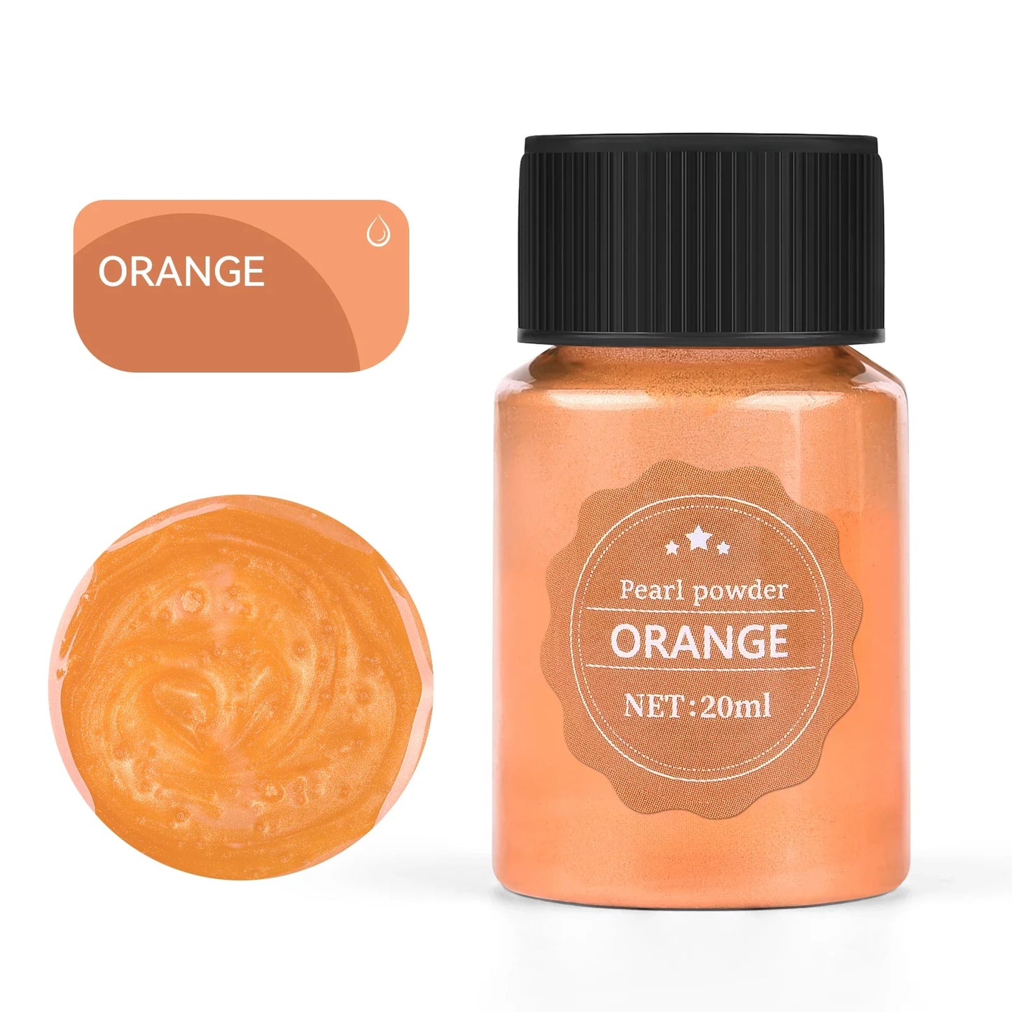 20ml (0.68 fl oz) Pearlescent Mica Powder - Pearl Pigment for Resin, Jewelry, Candles & Nail Art