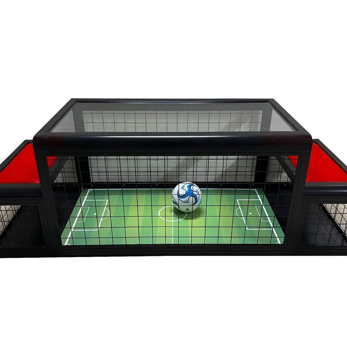 Coin-Operated 2-Player Table Football (Foosball) Game – Soccer Table 55 x 31.5 x 29 in (140 x 80 x 73.5 cm) Indoor/Outdoor for Kids & Adults