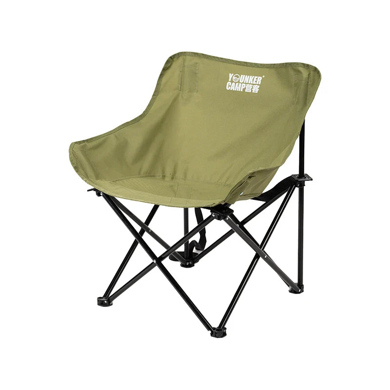 Portable Folding Moon Chair – Camping, Picnic & Fishing Stool | 120kg Capacity, 600D Oxford