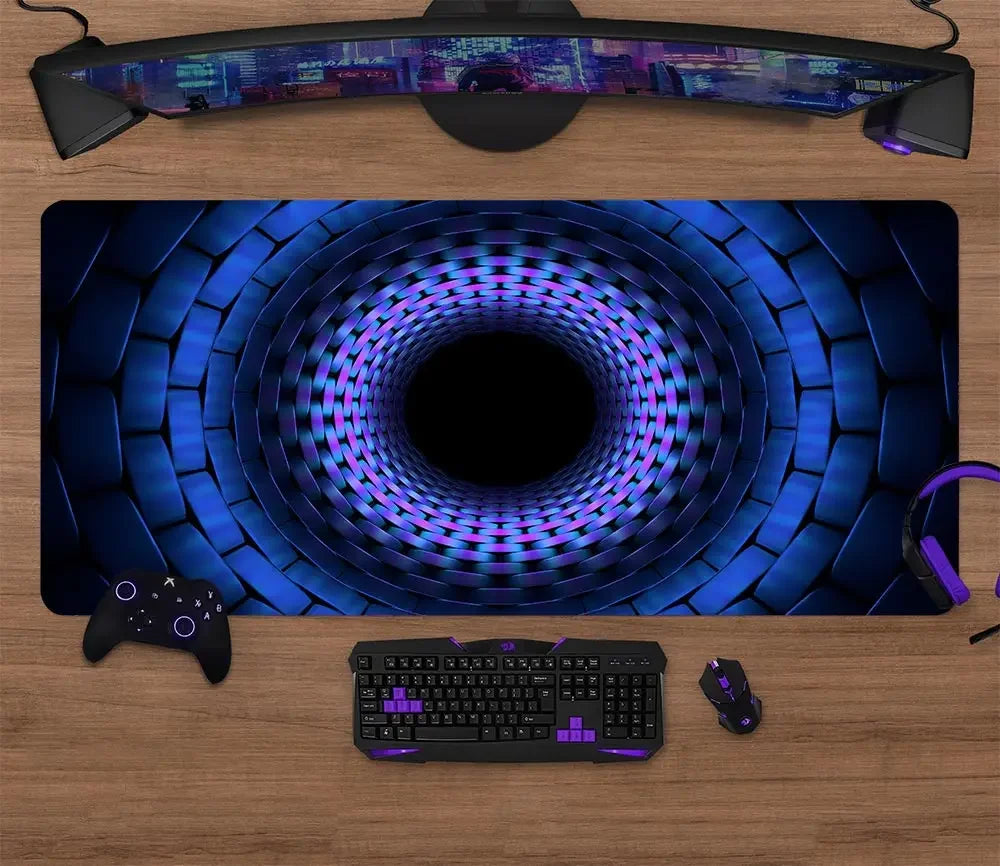Large Gaming Mouse Pad Desk Mat XL Extended Keyboard & Mouse Pad — 30x80 / 40x90 / 50x100 cm (11.8x31.5, 15.7x35.4, 19.7x39.4 in)
