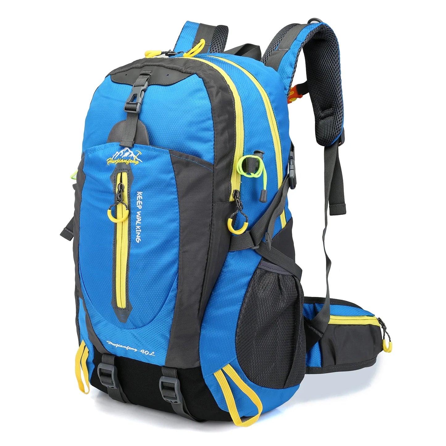 40L Water-Resistant Travel Backpack - Unisex Hiking & Camping Daypack for Men & Women