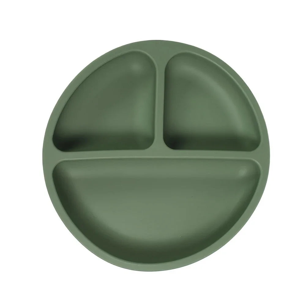 Silicone Suction Baby Plate — BPA-Free Toddler Feeding Bowl, Non-Slip Kids Dinnerware