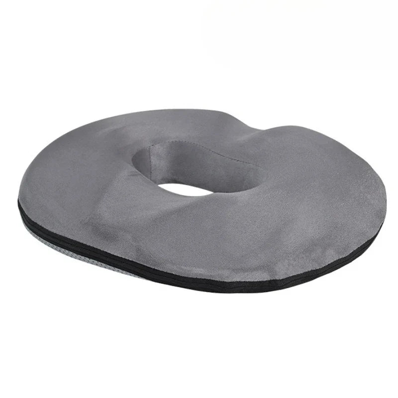 Orthopedic Donut Seat Cushion – Memory Foam Coccyx & Tailbone Relief Pillow for Hemorrhoid, Pregnancy, Office