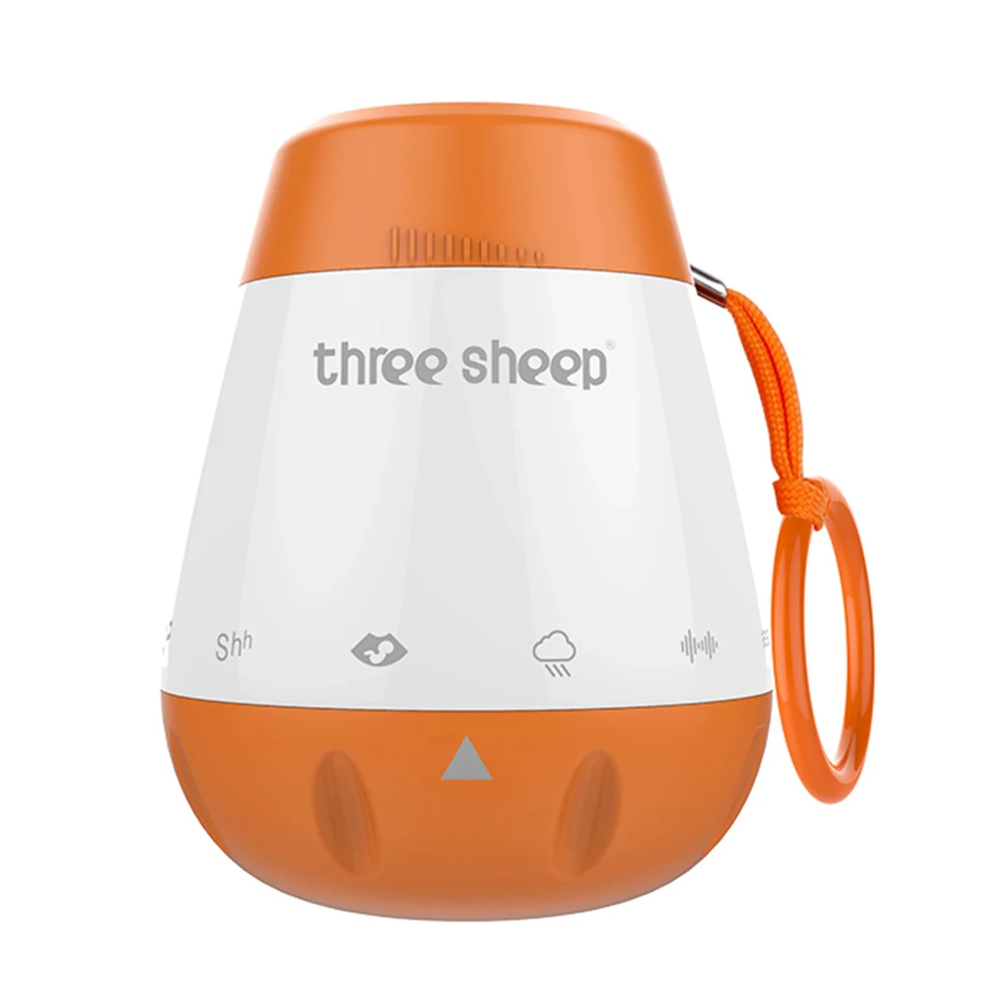 Baby White Noise Machine Voice-Activated Sleep Soother for Infants — 6 Soothing Sounds, Rechargeable & Portable
