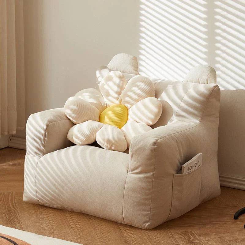 Eco-Friendly Nordic Kids Sofa Chair - Soft Backrest Bean Bag for Toddlers and Kids