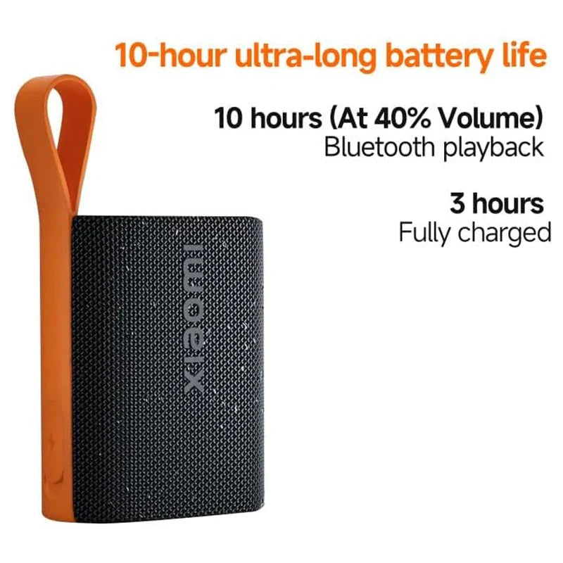 Portable IP67 Waterproof Bluetooth 5.4 Speaker, 1000mAh 10-Hour Battery, TWS Stereo, Built-in Mic