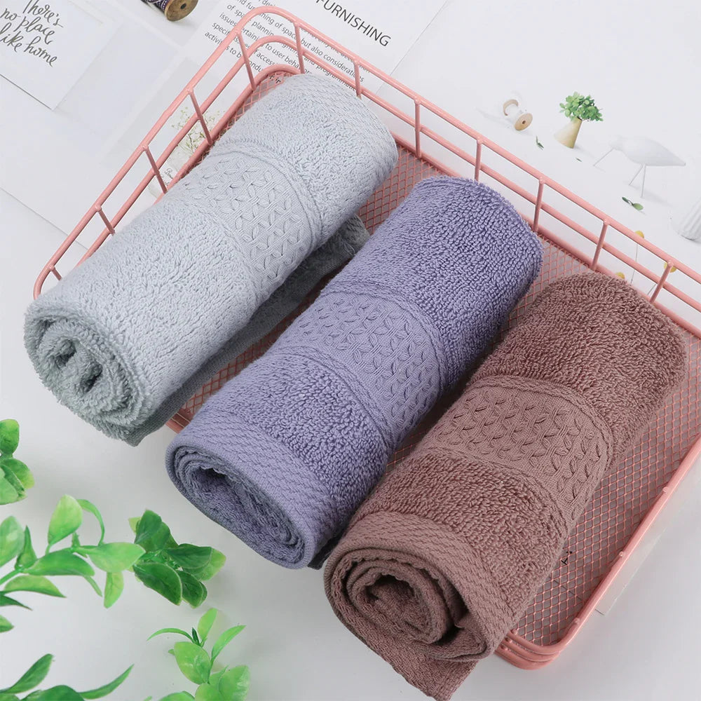 Cotton Antibacterial Absorbent Face & Body Wash Cloth - Square 34 x 34 cm (13.4 x 13.4 in)