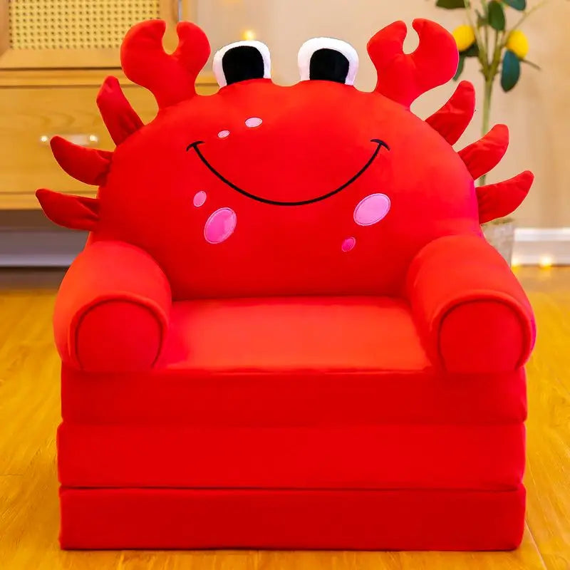 Kids Princess Sofa Removable Washable Foldable Children's Cartoon Armchair Toddler Couch