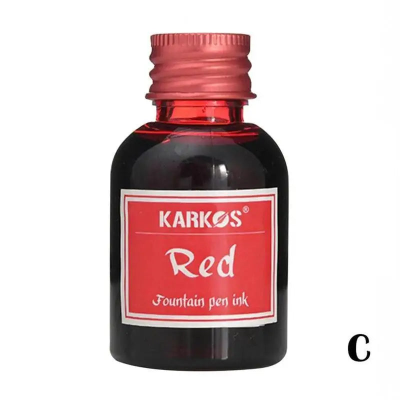 Fountain Pen Ink Refill Bottles – Universal Black & Color Options (20/30/50/75 ml | 0.68–2.54 fl oz)