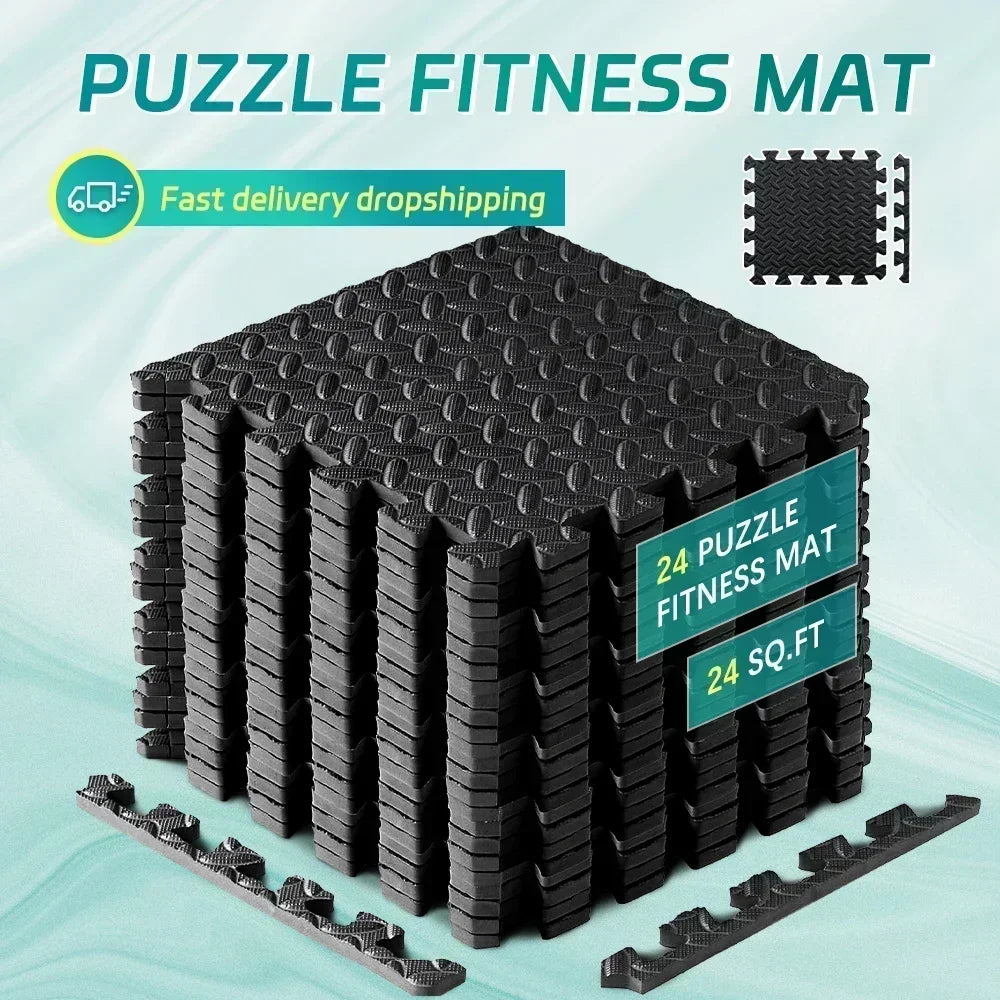 Baby Foam Play Mat Interlocking Puzzle Tiles 30 x 30 cm (12 x 12 in) EVA — 4 / 12 / 20 Pack