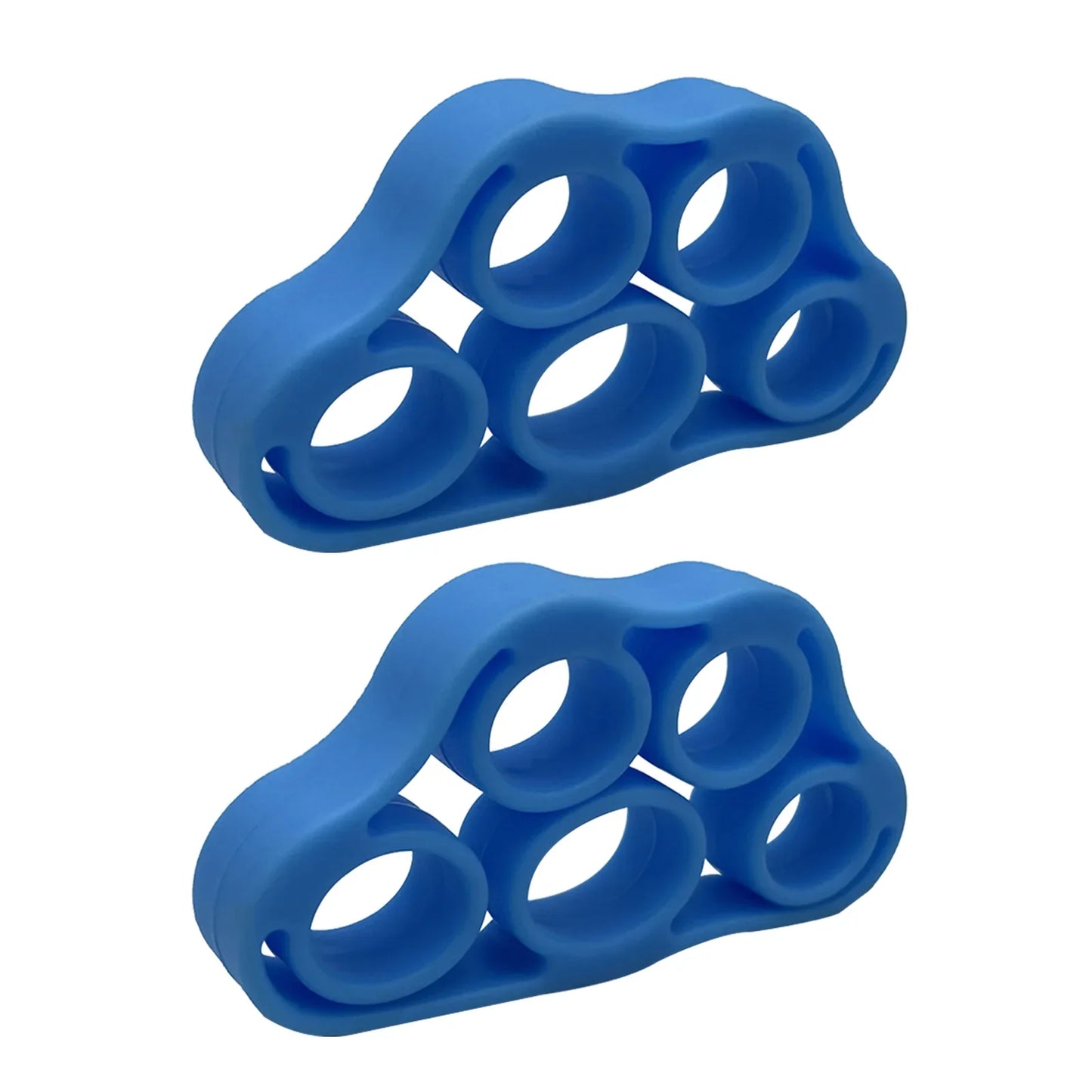 5-Finger Silicone Finger Strengthener Ring – Hand Grip & Finger Exerciser for Rehab, Guitar Practice, Stress Relief