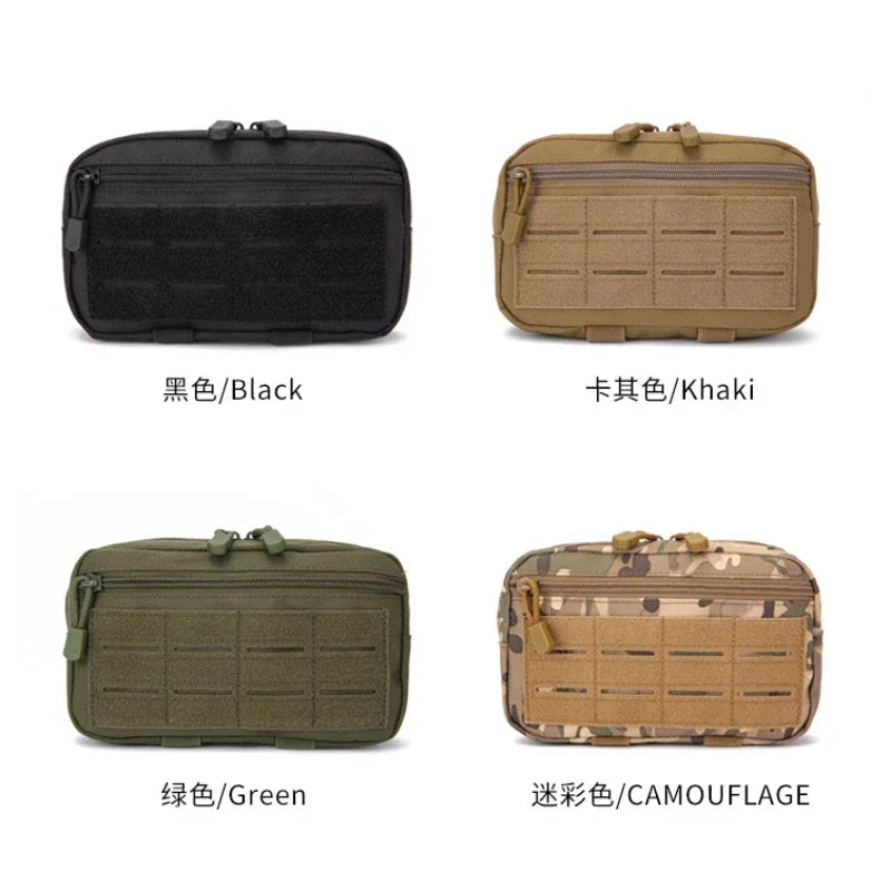 Tactical MOLLE EDC Pouch - Compact Nylon Waist Utility Pack for Phone, First Aid & EMT Gear