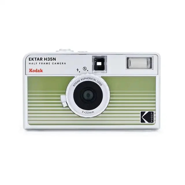 Half Frame 35mm Film Camera with Built-In Flash — Compact Pocket Film Camera, Film-Saving, Lightweight, 4 Colors