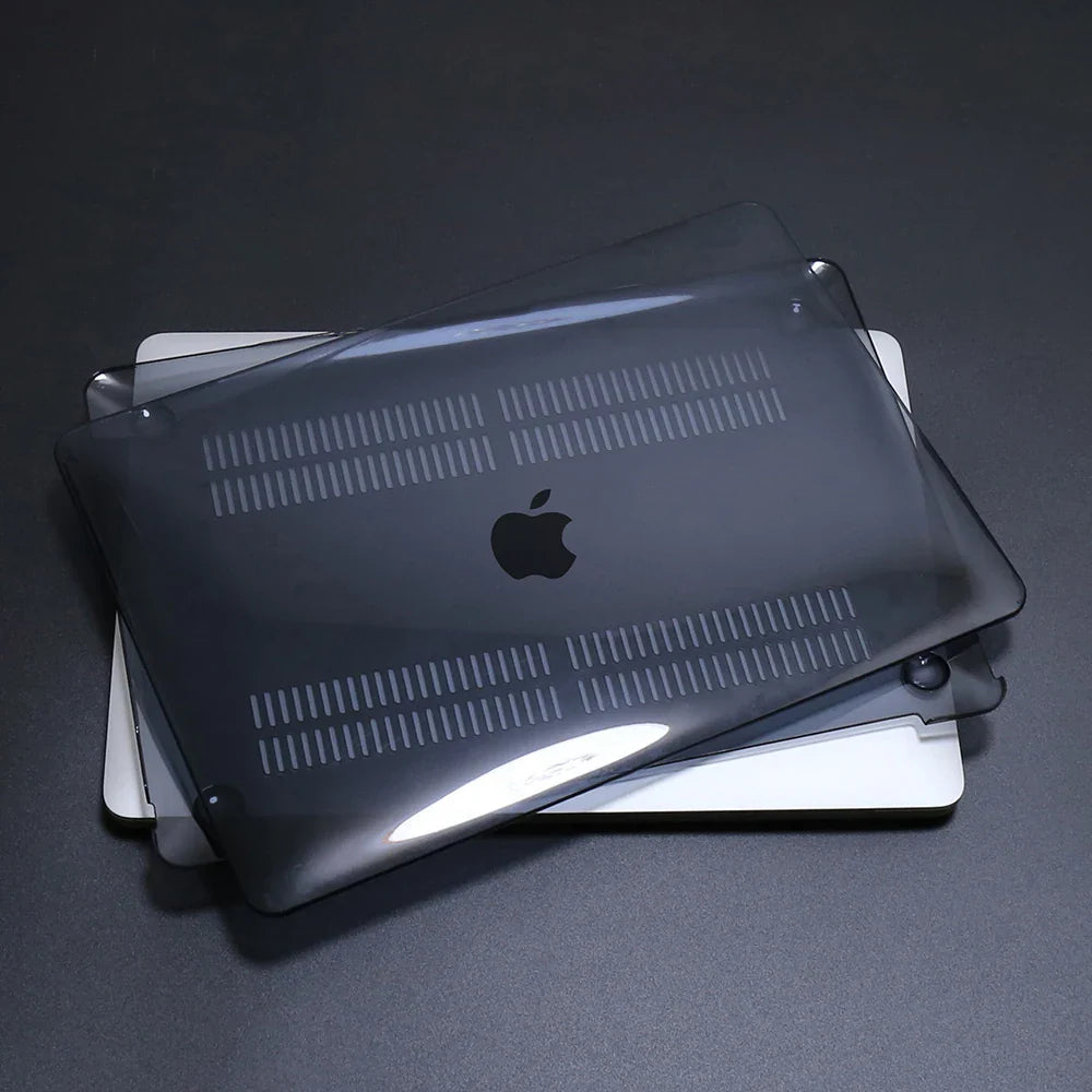 MacBook Hard Shell Protective Case – Fits Air 13-inch (33.0 cm) & 13.6-inch (34.5 cm), Air 15.3-inch (38.9 cm), Pro 14-inch (35.6 cm) & Pro 16.2-inch (41.1 cm) – Snap-On PVC Top & Bottom Cover