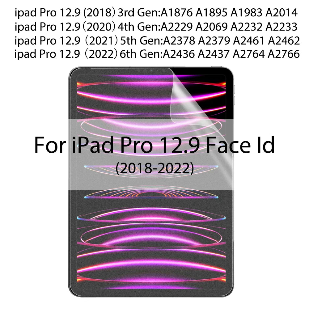 Paper-Feel Matte PET Screen Protector for iPad — 11-inch (27.9 cm) Anti-Glare Stylus-Friendly