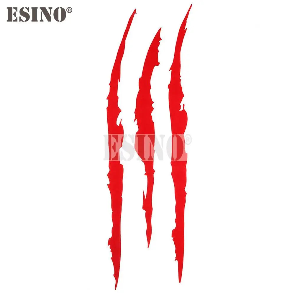 Ghost Claw Car Decal Vinyl Sticker - Claw Scratch Headlight & Body Stripe Graphic, PVC, Multiple Sizes (22 x 6.5 to 120 x 35.5 cm / 8.7 x 2.6 to 47.2 x 14 in)