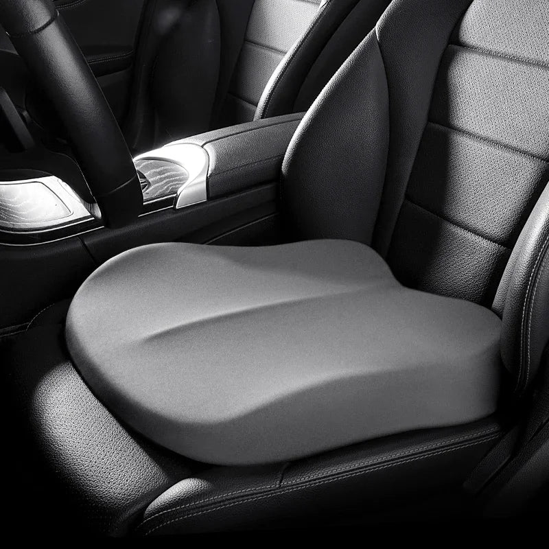 Universal Breathable Car Booster Seat Cushion - Portable Height Boost Mat for Improved Visibility and Fatigue Relief